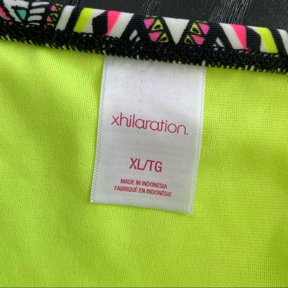 NWOT Xhilaration Neon Tribal Print Bikini Bottom - Picture 3 of 4
